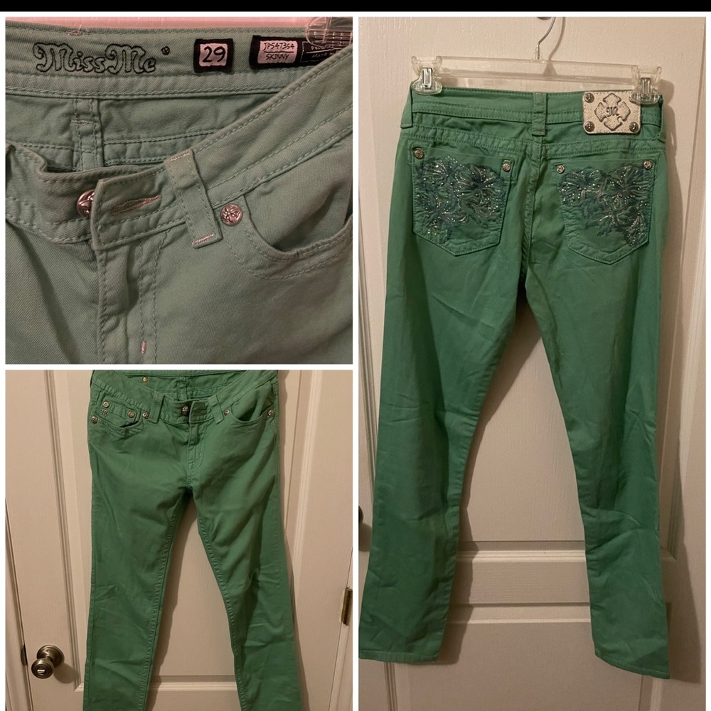 Green Miss Me Jeans